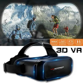 NOVE Navidezne Resničnosti buljiti 3D VR Očala Doma VR Slušalke, Očala KODENG Prenosni Potovanja Virtualne Realnosti Leče Focus Adjustmen