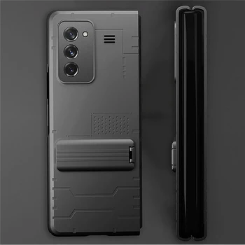 Za Samsung Galaxy Ž Krat 2 / W21 Primeru Telefon PC Nosilec Anti-pade Zaščitni Rokav All-inclusive Zajema Lupini