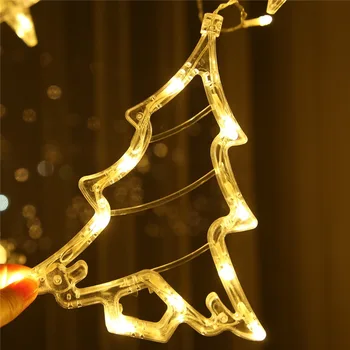 Božični Okraski, Jingle bell Jelena Božično drevo Decors Zavese luči izložbo Dekorativnih svetil Za Dom Vrata na Koridor