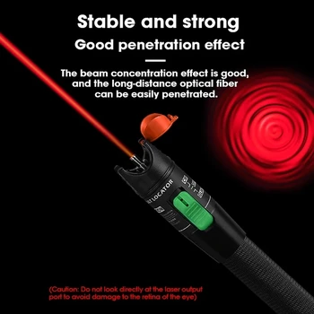Prednostne cena Laser 30MW/20MW/10MW/5KM Vizualne Napake Lokator, Fiber Optic Cable Tester 10-30Km Obseg SC/FC/ST