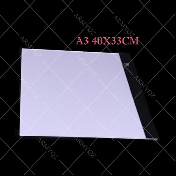 A3 ultra tanek LED Risanje Digitalne Grafike Pad USB Lučka tipke za risanje tablet Electronic Art vezenje pribor diamond painti