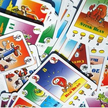 Novo Bohnanza Igre Najnovejšo Različico Za 2-7 Igranje Igre S Kartami Za Otroke Pošlji Angleška Navodila