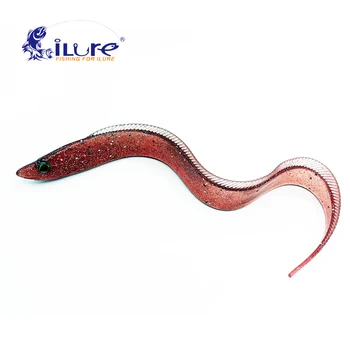 ILure 2pcs/veliko PVC Big Hairtail Soft Ribolov Lure 28 cm 20 g Swimbait Mehke Vabe za Ribolov Reševanje