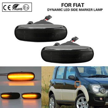 Za Fiat Panda Punto Evo Hatchback Stilo Grande Punto Qubo Ideja Linea Multipla LED Dinamični Strani Oznako Vključite Opozorilne Luči Blinker