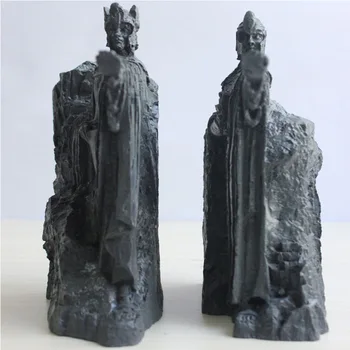 NORTHEUINS Smole Je Argonath Bookend Figurice Kiparstvo Vrata Gondorja Retro Knjigo Stati Dekoracijo Urad Namizni Pribor