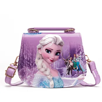 Disney princesa ženske pu messenger bag dekle Zamrznjeni rami Sofija torbici otrok, moda, nakupovanje vrečko