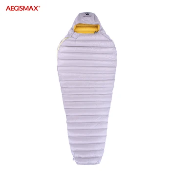 Aegismax 2019 nov prihod LETO Ultralahkih vodo nepropustno Belo Gos Navzdol Spalna vreča Mumija Preplete Pohodništvo, Kampiranje 700FP