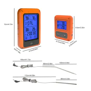 Kuhinja Digitalni Termometer, Elektronski Peči, Bbq Termometer Kuhinja Orodja Za Meso, Mleko, Juho, Zaslon Na Dotik, Temperatura Ukrep