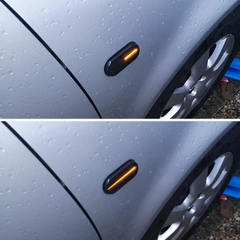2 Kos LED Dinamični Strani Marker Obrnite Signalna Lučka za VW Bora, Golf 3 4 Passat 3BG Polo SB6 SEAT Ibiza Leon Skoda Ford