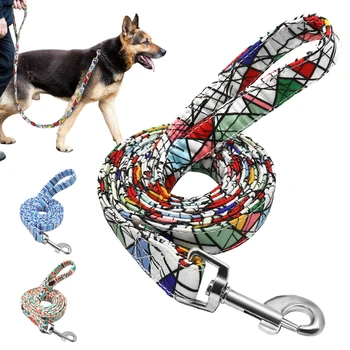 150 cm Najlon Pes Povodec Pisane Natisnjeni Jjeza Povezka Vrv Za Majhne, Srednje Psi Soft Pet Hoja Pasje Chihuahua Pitbull