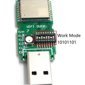 Orodje Tipkovnico RGB LED Razvoj Odbor WIFI Raca ESP8266 Trajne Skript ESP-WROOM-02 Atmega32u4 USB Gume Pačence Za Arduino