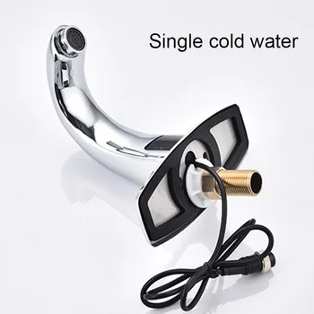 Nove vode-prihranek indukcijski električni mešalna pipa baterije vroče in hladno kopalnica samodejno indukcijski vodo mešalni ventil
