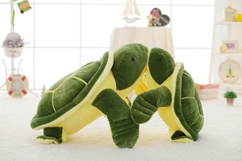 Super Srčkan 40 cm-90 cm, Zelene Morske Želve / Tortoise Plišastih Igrač Lep Želva Mehko Polnjene Živali Lutka Blazine Dojenček Fant Cute Darila