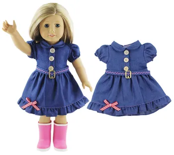 8 Set Lutka Obleko za 18 Inch Ameriški Lutka različnih Princesa Obleko