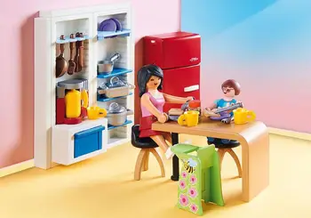 PLAYMOBIL ® 70206 kuhinja-original, klikov, darilo, otrok, dekle, igrača