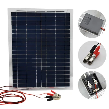 12V 20W Solarni Sistem za Vgradnjo Sončne celice, s 20A Regulator 12V 24V Inverter Pol Fleksibilne Solarne Baterije za Avtomobilske Luči v Sili