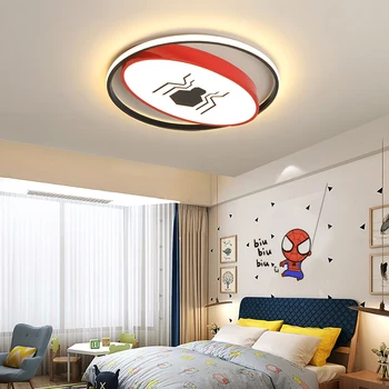 Spider Man Sanje Sodobni led lestenec za otroke, soba fant sobi, otroški sobi, spalnica doma deco led stropni lestenec napeljave