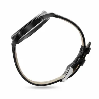 Za Samsung Galaxy Watch 3 45mm/46mm/Prestavi S3, usnjen Pas 22 MM Ogljikovih Vlaken Zapestnica Wristbelt za Huawei GT 2 1 46mm Watchband