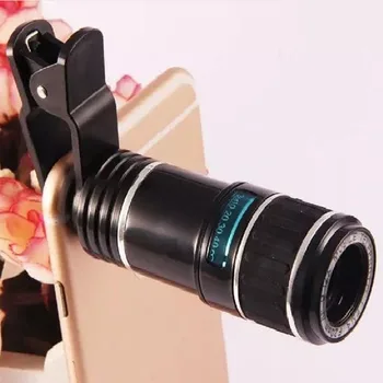 Univerzalni Posnetek na 12X Zoom Teleobjektiv Teleskop Telefon Fotografski Objektiv Kamere Leče za Samsung Galaxy Note 10 9 8 5 4 3 2 Roba 7