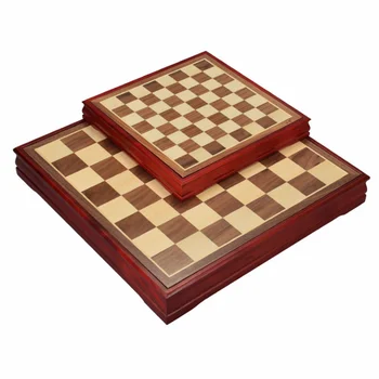 Leseni Šah Set Magnetnih Zložljiva Šahovnici Kosov Šah Odbor Velikosti 30 cm x 30 cm Darilo Šoli Turnir