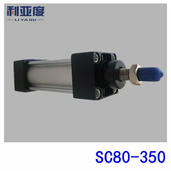 SC80*350 Palica aluminij zlitine standard valj SC80X350 pnevmatske komponente 80 mm Izvrtina 350 mm Hoda