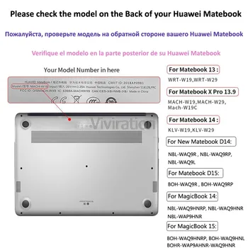 Za Huawei Magicbook 15 BOH-WAQ9R, BOH-WAQ9RP Magicbook 14 Za Huawei Matebook D14 D15 2020 Mate 13 14 X Pro 13.9 Primeru Funda