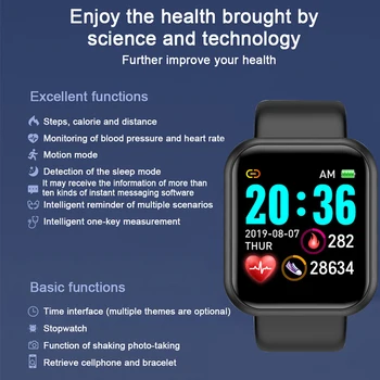 Abay Pametno Gledati 2020 Fitness Sports Tracker Pedometer Srčnega Utripa, Krvnega Tlaka, Spremljanje Moški Ženske Smartwatch