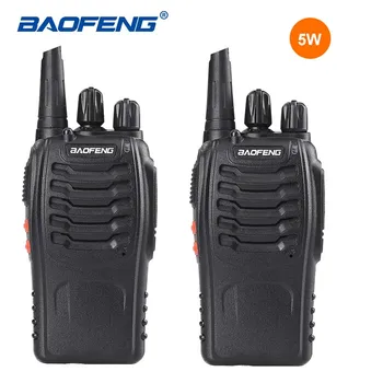 2PCS Baofeng 888s 5W Baofeng Walkie Talkie Mini Prenosni Radio Sprejemnik, UHF 400-470 MHz dvosmerni Radijski Pofung BF-888s