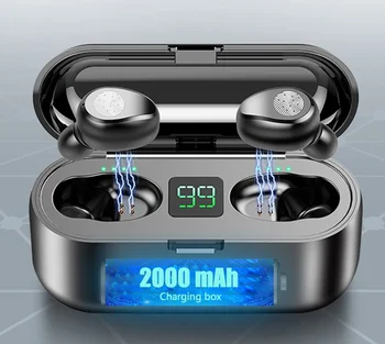 IWALK Brezžične Slušalke TWS 2000mah Moči Banke Gaming Šport Touch Kontrole Nepremočljiva HIFI Airbuds z Mic
