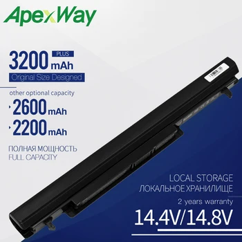 Apexway A41-Prenosnik K56 Baterija za Asus K56CB K56CM A31-K56 A32-K56 A42-K56 A46C A46CA A46CB A46CM E46 E46C E46CA E46CB R405C