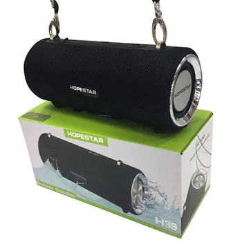 HOPESTAR H39 Brezžični Prenosni Bluetooth Zvočnik Nepremočljiva Prostem Bas Učinek Zvočnikov Z Močjo Banke Usb, Aux Mobilne Izračun