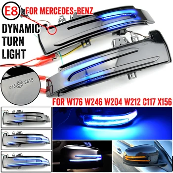 LED Dinamični Vključite Opozorilne Luči Teče Voda Blinker Luč Za Mercedes-Benz W221 W212 W204 W176 W246 X156 C204 C117 X117