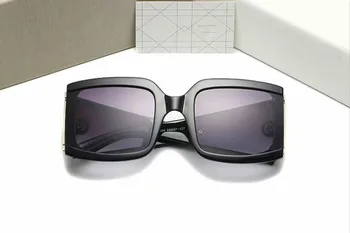 Novim Velikim Okvirjem Kvadratnih sončna Očala Ženske Modni Slednji sončna Očala UV400 Letnik Očala