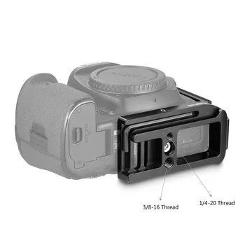 SmallRig L Nosilec za Canon 5D Mark III IV DLSR Fotoaparat Hitro Sprostitev Ploščo Arca-Swiss Standard L-Shaped Montažno Ploščo - 2202