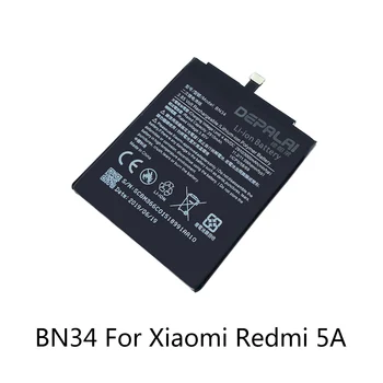 BN34 BN35 BN36 Mobilni Telefon, Nadomestno Baterijo Za Xiaomi Redmi 5A Redmi 5 Mi6X MiA2 Baterije Visoke Kakovosti