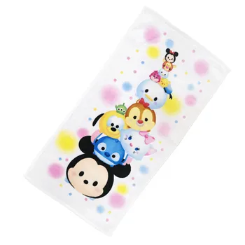 Disney 25*50 cm Srčkan Mickey Bombažno brisačo pranje doma risanka Minnie Kopel Fant Dekle Brisačo Otrok Pravokotne obraz Brisačo Slinčki darilo