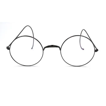 Novo vintage Ženske Kovinske Okrogle Očala Okvir Z Uho Nastavljiv Kavljem Moški v Velikosti Navaden Ogledalo Očala Očala Oculos L3