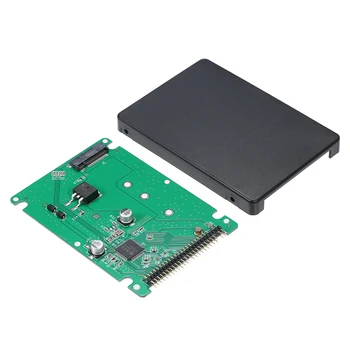 M. 2 NGFF SATA SSD 2,5 IDE 44pin Prilagodilnik Pretvornika z ohišjem, Črno / Beli Barvi, SATAIII Priključek SDD Pretvornik Sim Adapter