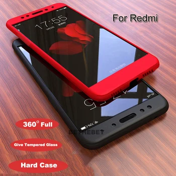 360-Stopinjski Težko Spredaj Nazaj Dvostranski Primeru Za Xiaomi Redmi 8A OPOMBA 8T 8 K20 PRO 7A POJDI 7 6 Shockproof S Steklenimi Primeru Zajema