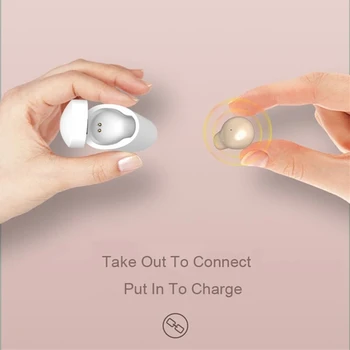 Mini Brezžična Bluetooth 5.0 Čepkov Touch Kontrole Prenosni Čepkov Polnjenje Primeru TWS X26 Športne Slušalke
