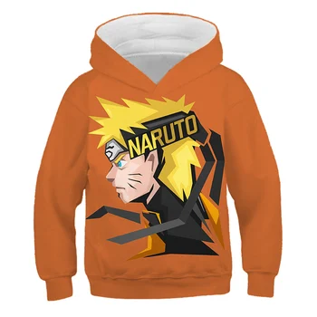 2 Do 14 Let Otroci Hoodies Naruto 3d Tiskanih Fantje Dekleta Hoodie Uzumaki Hatake Oči Puloverju Majica Priložnostne Otroci Oblačila