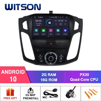 WITSON Android 10.0 1024*600 HD Zaslon za Ford focus AVTO DVD GPS STEREO 4 GB RAM+32GB FLASH 8 Jedro Octa+DVR/WIFI+DSP+DAB
