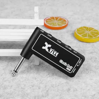 Xvive SS-3 Classic Rock Mini Prenosna Akumulatorska Električna Kitara Vtič za Slušalke Ojačevalnik