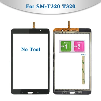 Za Samsung Galaxy Tab Pro 8.4 SM-T320 T320 in SM-T321 T321 Tablični računalnik, Zaslon na Dotik, Računalnike Senzor Spredaj Zunanji Steklo Objektiv Plošča