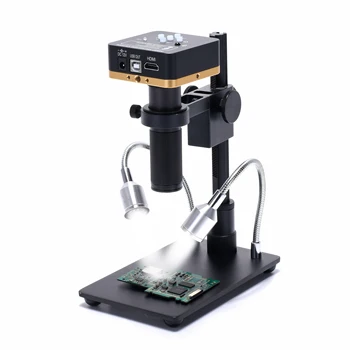 34MP Mikroskopom Fotoaparat Kit 2K FHD HDMI USB Industrijske Kamere 150X Lupo Zoom Objektiv Stojalo za Telefon PCB THT Popravila DIY
