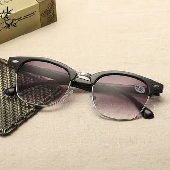 SUMONDY Postopno Siva Branje Sončna Očala SPH +1.0 +3.5 Ženske, Moške blagovne Znamke, Modni Oblikovalec Očala Za Presbyopia UR37