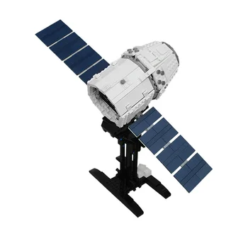 Buildmoc Vesoljske Postaje Ustvarjalca Strokovnjak SpaceX vesoljsko Plovilo Dragon Satellite Model gradniki Otroci Igrače za Fante Darila 816 Kos
