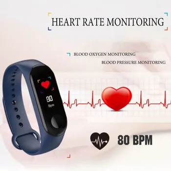 M5 Pametno Gledati Fitnes Tracker Smart Band Zapestnico, Srčni Utrip, Krvni Tlak Bluetooth Šport Smartband Spremljanje Zdravstvenega Manžeta