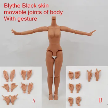 NA PRODAJO zgibno blyth telo ,skupni organ (primerna za 1/6 lutka) črno telo ,roke