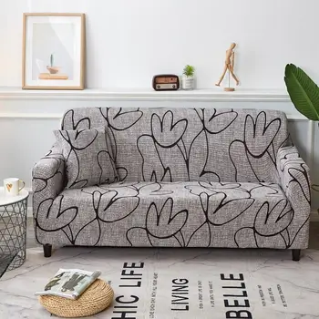 Enojni kavč, stol slipcovers fotelj dekoracijo elastična spandex za dnevni prostor kavč kritje stretch cvjetnim natisne